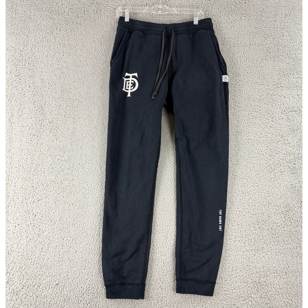 Reigning Champ TDE Sweatpants Mens M Black Top Dawg Entertainment Jogger Pants
